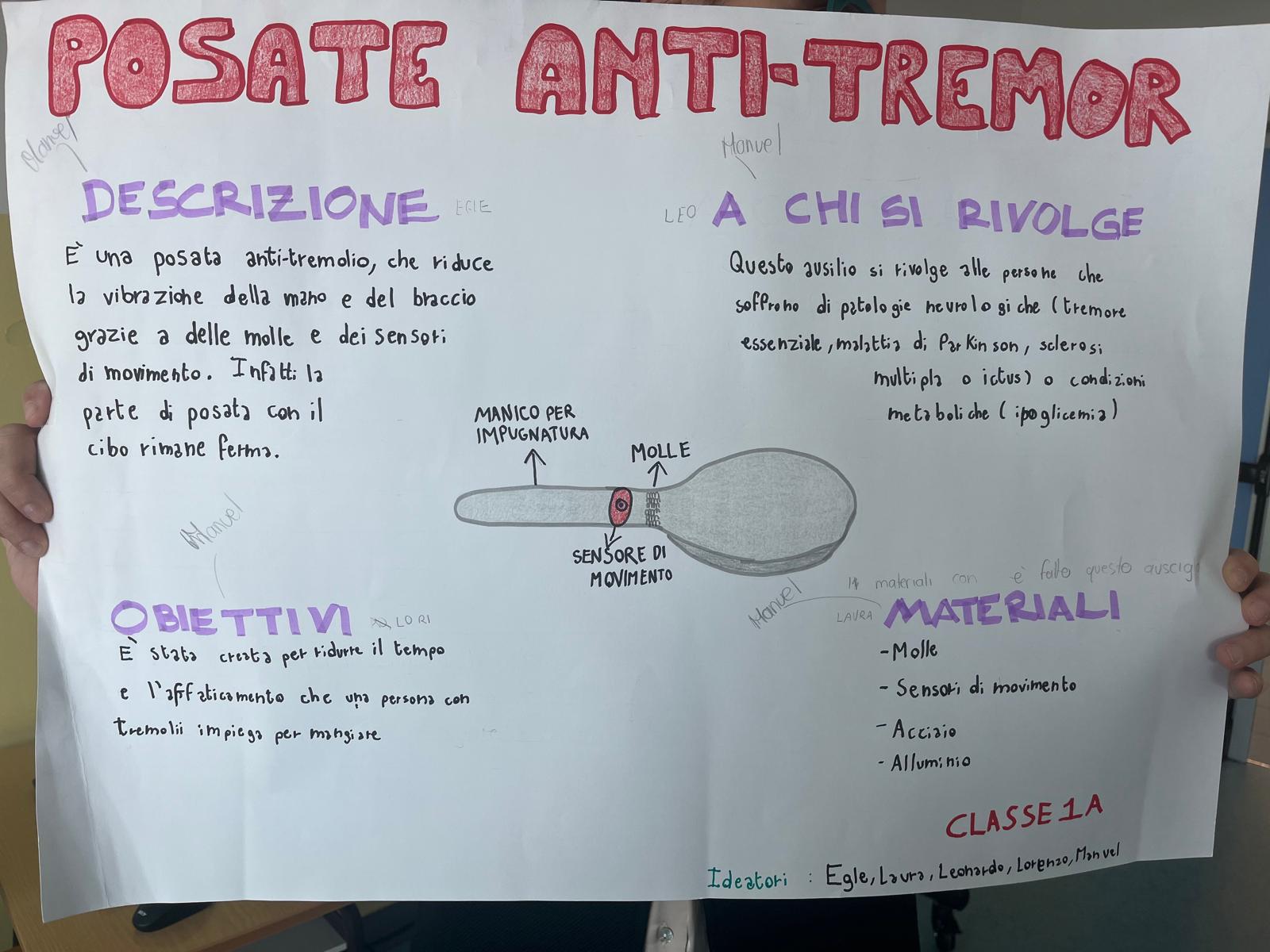 POSATA ANTI TREMOR